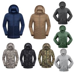 Outdoor Ultra Thin Windbreaker Jacket Shirt Hunting Shooting Mountaineering Clothes Hiking Windproof Clothing Camouflage Lightweight NO05-123