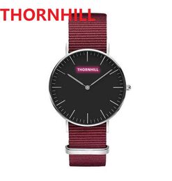 On Sale Two needles women men watch 40mm 36mm fashion business japan quartz movement nylon fabric leather set auger reloj de lujo Sapphire 5ATM waterproof Watches