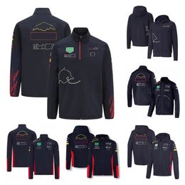 F1 Formula 1 hoodie car jacket with the same customization Car Logo Full Embroidery Jackets College Style Retro Motorcycle Jackets