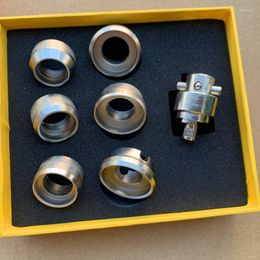 Repair Tools & Kits 18.5mm-29.5mm 6pcs #5538 Watch Case Opener Dies & Adaptor For #5700 Oyster Hele22