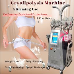 Stand Cryolipolysis Fat Freezing Slimming Machine Vacuum Therapy Weight Loss Body Reshaping 40k Cavitation Cellulite Reduction
