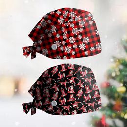 Ball Caps Women Adjustable Christmas Print Hat Leisure Yashmak Stand-Ear Protection Comfortable Baseball Cap Colored MenBall BallBall