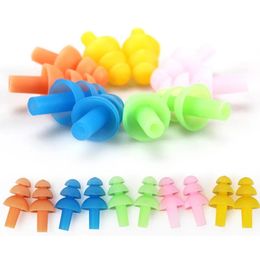 8 Colors Silicone Anti Noise Earplugs Favor Special Waterproof Boxed Earplug For Sleep Are Soft Comfortable Reusable