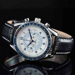 Luxury Fashion Watches for Mens Mechanical Wristwatches European Leather Strap Business Watchdesigner Watch