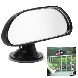 Other Interior Accessories 5.7 Inch Universal Car Curved Rearview Mirror View Baby Kids Safety Auto Inside Adjustable Viewer Mirrors With Su