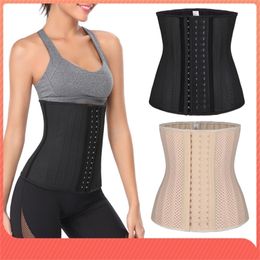 Fitness Waistband Latex Corset Sports Abdomen Waist Seal Postpartum Girdles Shapewear Slimming Belt Body Shaper 220524