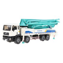 1:50 Scale Alloy Die-cast Vehicle Model Toy Engineering Concrete Pump Truck Car High Simulation Kids Gift 220329