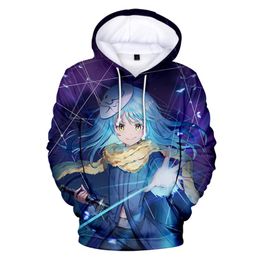 Men's Hoodies & Sweatshirts That Time I Got Reincarnated As A Slime Hoodie Boys Girls Clothes High Quality And Inexpensive Men Women Tracksu