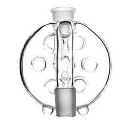 Hookahs New style ash catcher holes perc joint adapter Percolator reclaimer for Glass water Bongs dab rig ashcatcher