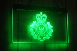 LD7226 Провинциальная полиция Онтарио 3D -гравюра светодиодная вывеска оптовая розничная торговля