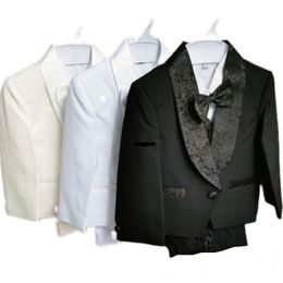 Clothing Sets Roupa De /Classic Single Button Embroidery Little Boy Suit/Baby Clothes/Gentleman Bowtie Baby Boys 5-piece Suit Set 3316Clothi
