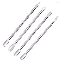 Nail Art Equipment 4-Piece Set Tools To Remove Dead Skin Frustration Fork Independent Packaging Stainless Steel Push Things For Nails Prud22