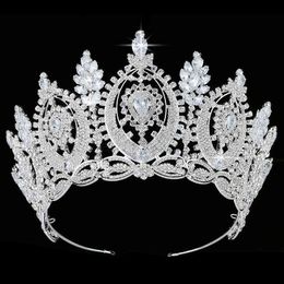 Tiaras And Crowns HADIYANA Classic Geometric Zircon Design Simple Elegant Women Wedding Hair Accessories BC4573 Haar Sieraden AA220323