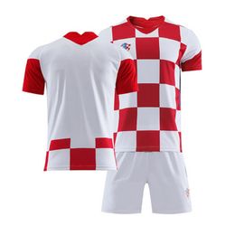 Soccer Jerseys Croatian Jersey Modric training football suit children's adult national team uniform customized