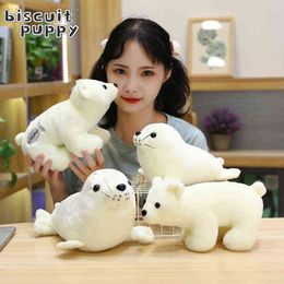 Cm Cute Ocean Animal Seal Cuddle Beautiful Panda With Polar Bear Doll Stuffed Plush Sea Lion Toys Kawaii gift Home Decor J220704