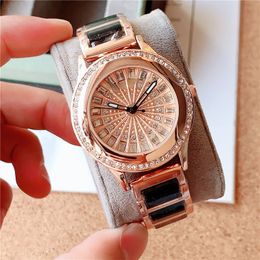 2022 Xiaojia ceramic steel belt Korean fashion fashion watch waterproof diamond watch