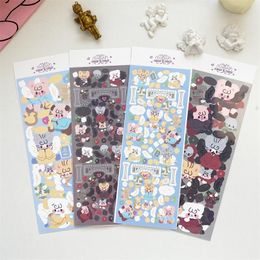 Gift Wrap Kawaii Stationery Decorative Stickers Aesthetic Korean Ins Cute Angel Demon Laser LIY Scrapbook Idol Card Valentine's DayStickerGi