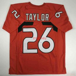 CHEAP CUSTOM New SEAN TAYLOR Orange College Stitched Football Jersey ADD ANY NAME NUMBER