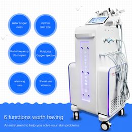 Professional 6 In 1 Facial Treatment Wrinkle Removal Water Oxygen Jet Skin Cleansing Machine 2022