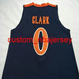 Custom Men Youth women UVA Cavalier #33 jack Salt #0 Kihei Clark College Basketball Jersey Size S-4XL or custom any name or number jersey