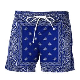 New 3D Printing Bandana Fashion Men Women Tracksuits Shorts Plus Size S-7XL Harajuku000004