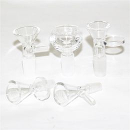 Thick Glass Bowl For Bongs 14mm 18mm Male Joint Funnel Bowls Smoking Piece Tool 10mm For Tobacco Bong Oil Dab Rig Burning Water Pipe