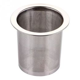 Stainless Steel Tea Infuser Silver Mesh Kitchen Safe Density Reusable Tea Strainer Herb Tea Tools Accessories DH985