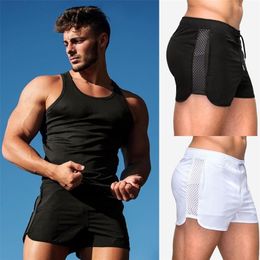 Shorts Men Summer Sports Cool Training Bodybuilding Jogger Workout Fitness Short Pants 220425