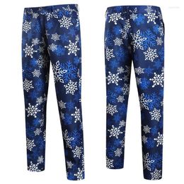 Men's Pants Men's Fashion Casual Christmas Printed Suit Trousers Western-style ClothesMen's Naom22