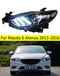 Head Lamp For Atenza LED Headlight 2013-16 Mazda 6 Daytime Lights mustang LED Lamps or Xenon Headlights