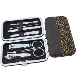 Tools Manicure Sets Nail Clippers Nail Scissors Tweezer Manicure Pedicure Set Travel Grooming Kit with Retail Package