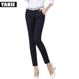 Great Quality Women suit pants Skinny OL Office Business Wear Trousers Female Fomal Pencil Pants high Waist Trousers Plus size 210412