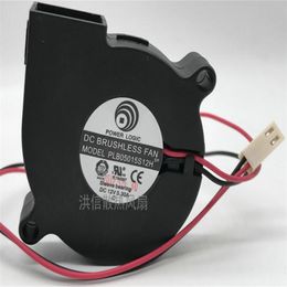 Original PLB05015S12H 12V 0.30A 5CM two-wire turboblower fan