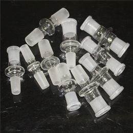 Glass Adapter Standard Hookahs Tools Straight Supply 10mm 14mm 18mm Male to Female Converter For Bong Bubbler Ashcatcher