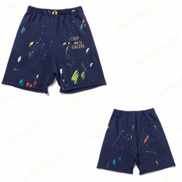 2022 Mesh Shorts Short Men Designer Gym Bronzing Letter Print Swim Galleryes Vintage Washed Distressed Swimming Inaka Alphabet Colour 15 Lulusup