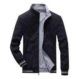 Jacket Stand Collar Menswear Jacket Casual Men's Clothes Coats Work Clothes 2022 Spring Autumn Military Men Jacket Windbreaker Y220803