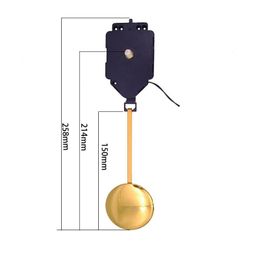 Wall Clocks Pendulum Clock Movement Quartz DIY Kits Replacement MechanismWall