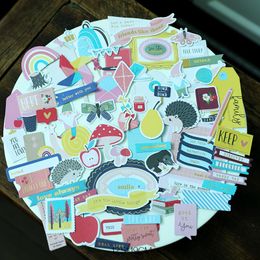 Gift Wrap 154Pcs Family Colorful Cardstock Die Cuts For Scrapbooking/Card Making/Journaling Project DIY CraftGift