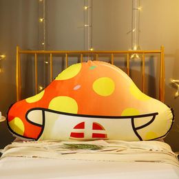 Cushion/Decorative Pillow Cartoon Mushroom Baby Soft Cushion Child Bed Anti-Kick Surround Car Lumbar Removable Bedroom DecorCushion/Decorati