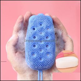 Bath Brushes Sponges Scrubbers Bathroom Accessories Home Garden Newsile Soft Bubble Scrub Putty Back Rub Household Childrens Brush Quick