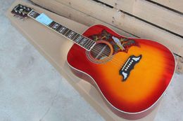 fishman acoustic UK - shipping rosewood fingerboard hummingbird DOVE 41 inch acoustic guitar can add fishman guitar