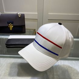 Classic Letters Embroidery Ball Caps Summer Designer Sun Cap for Mens Women Sports Cap 4 Season Casquette Black White Beach Hat Beanies High Quality