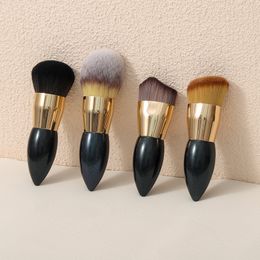 Bethy Beauty Flat Top Foundation Brush Angled Synthetic Professional Liquid Blending Mineral Powder Makeup Tool 220722