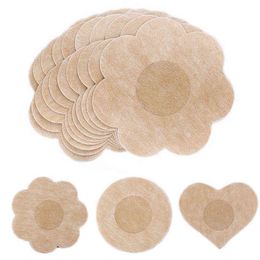 5PC 10/30/50 Pcs Women Nipples Covers Disposable Adhesive Breast Petals Pads Female Stickers For Nipples Intimates Accessories Y220725