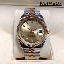 2023 Luxury Mens Watch 41mm/36mm Women Quartz Watchs 31mm/28mm Gold Dail 2813 movement Automatic Mechanical Luminous Sapphire waterproof 904L steel wristwatches