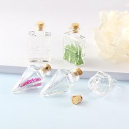 Pendant Necklaces Clear Glass Bottle With Cork Cone Pendants Liquor PendantsPendant