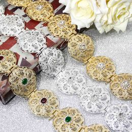 -Cintura a catena di monete rotonde da donna, oro e sier, Sunshine MS, Maroccan Cafe, gioielli indiani, gioielli da sposa nazionale