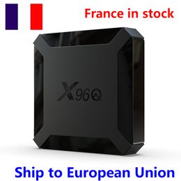 ship from france 10pcs of X96Q Android 10.0 10 TV Box Allwinner H313 Quad Core Support Smart Wifi 2GB 16GB and 10pcs of mx3 backlight keyboard mouse