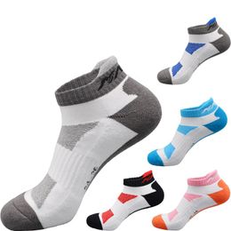 Sports Socks Low Cut Ankle Professional Tennies Badminton Cotton Terry Cushion Thick Women Men Moisture Wicking Performance