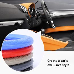 Steering Wheel Covers AntiSkid Protection Tyre Pattern Silicone Grip Cover Car Odourless Accessories DecorationSteering